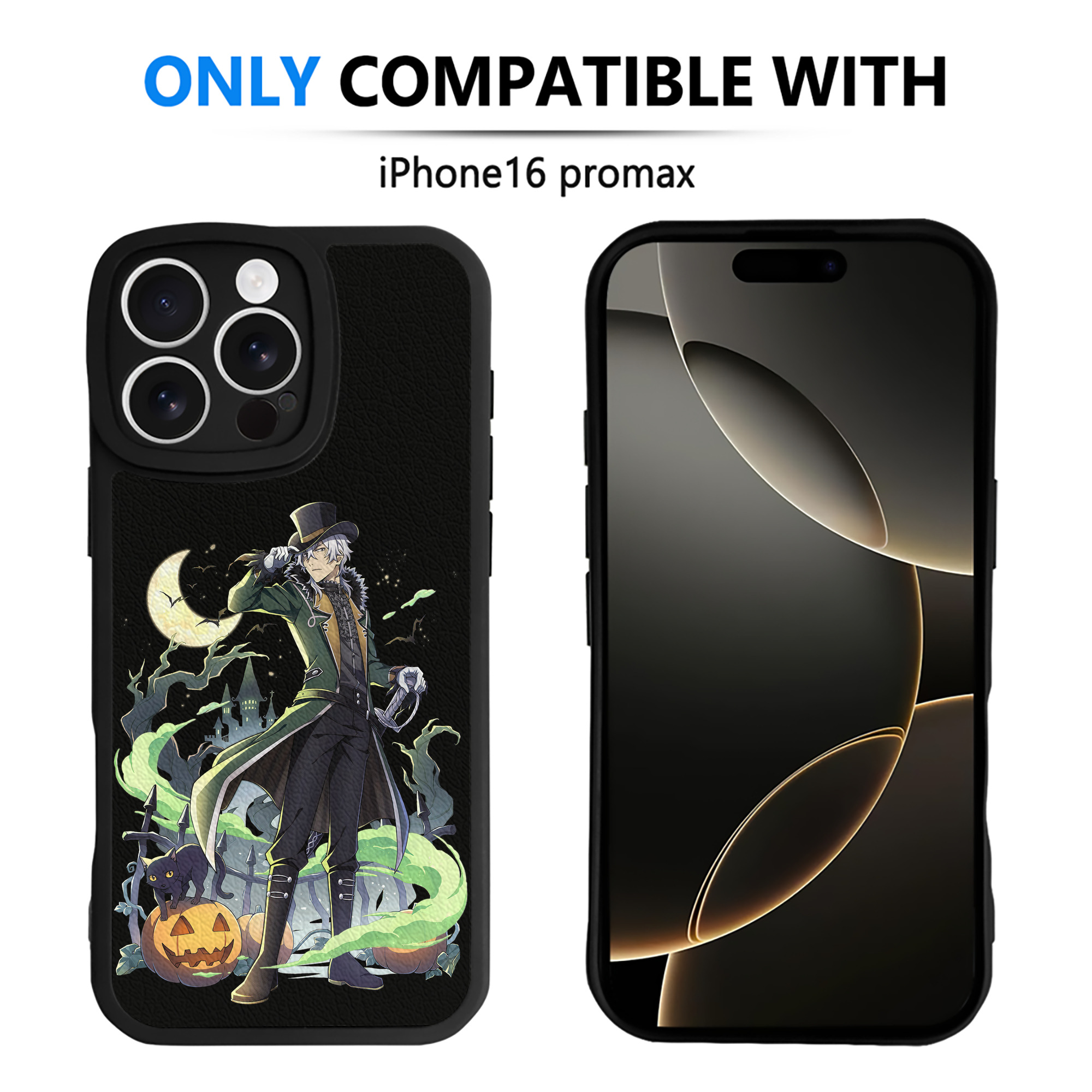 （画像用） 文豪ストレイドッグス Bungo Stray Dogs 【iPhone 16シリーズ対応】シリコンスマホケース（レザー調） 材質：シリコン